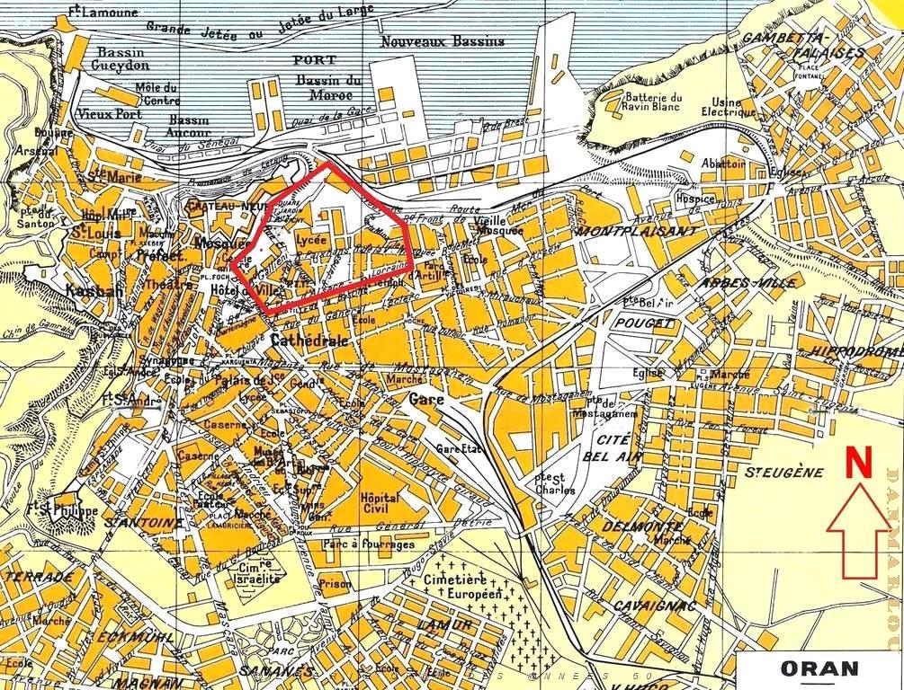 aSI- 15c- Plan d' Oran 1950.JPG